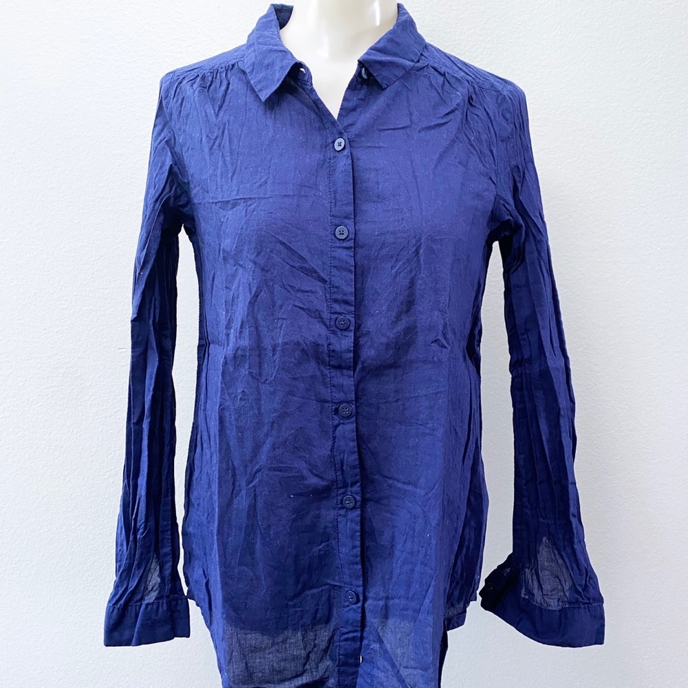 Divided by H&M Blue Long Sleeves Blouse - Size 2